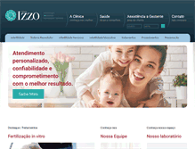 Tablet Screenshot of clinicaizzo.com.br